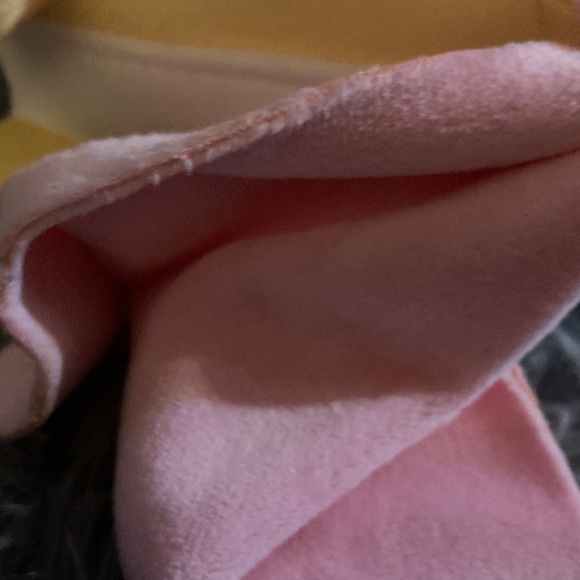 Yellow and Blue Stuffed Animal with Pink Blanket - Picture 6 of 16